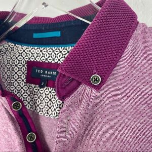 Ted Baker Polo Shirt sz 3 sz Small